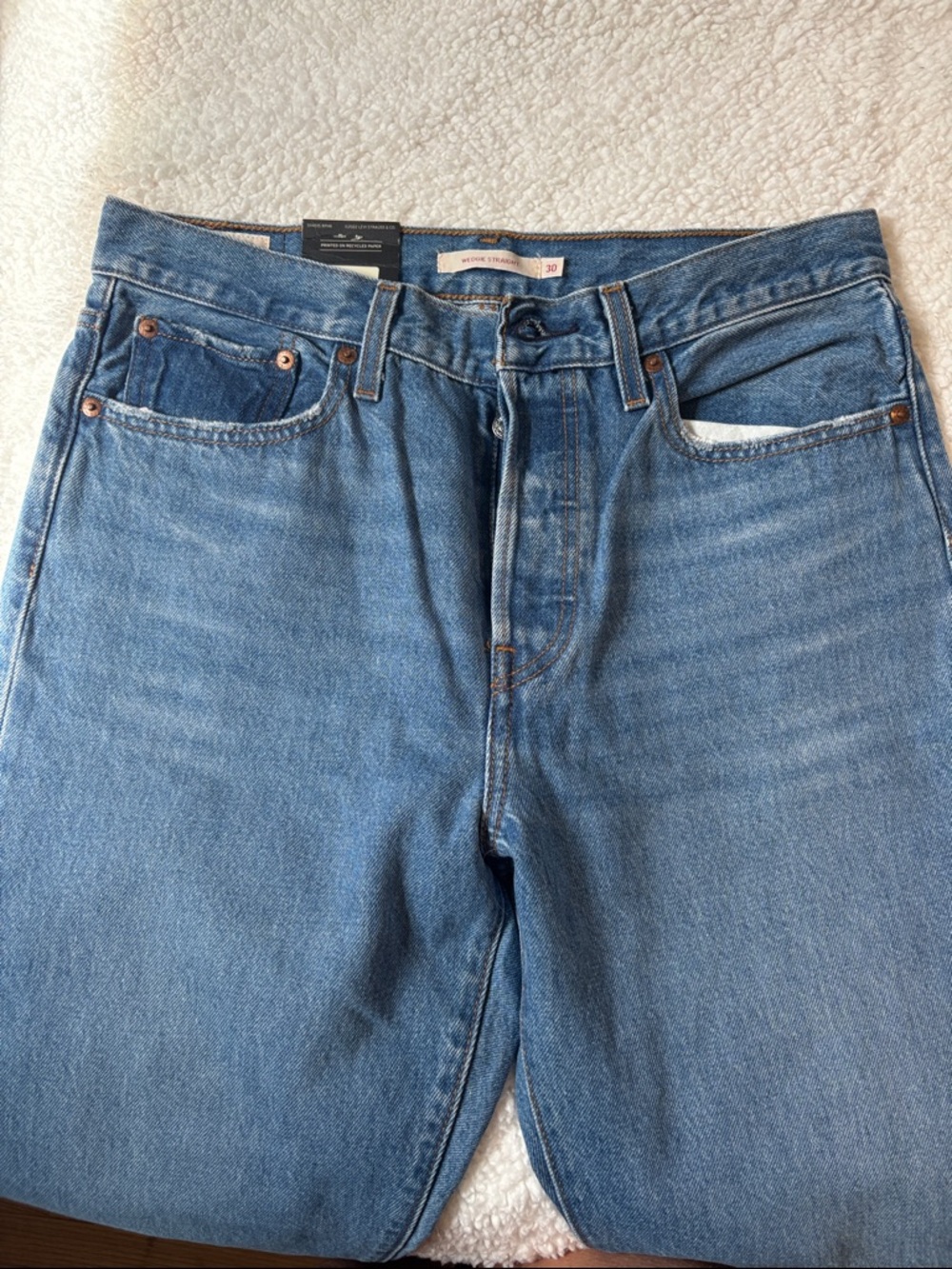 Levi's Light Blue Straight Leg Women's Jeans